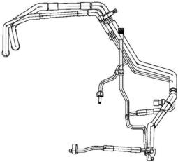 High-/Low Pressure Line, air conditioning MAHLE AP135000P