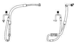 High-/Low Pressure Line, air conditioning MAHLE AP114000P