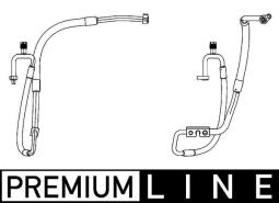 High-/Low Pressure Line, air conditioning MAHLE AP114000P