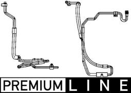 High-/Low Pressure Line, air conditioning MAHLE AP116000P