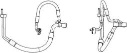 High-/Low Pressure Line, air conditioning MAHLE AP117000P