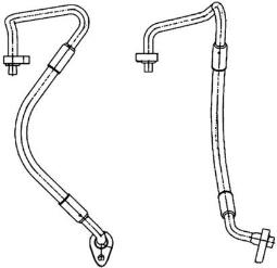 High Pressure Line, air conditioning MAHLE AP126000P