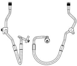 High Pressure Line, air conditioning MAHLE AP128000P