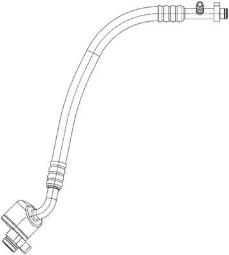 Low Pressure Line, air conditioning MAHLE AP131000P