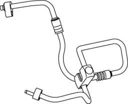 High-/Low Pressure Line, air conditioning MAHLE AP66000P