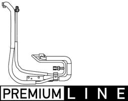 High-/Low Pressure Line, air conditioning MAHLE AP95000P