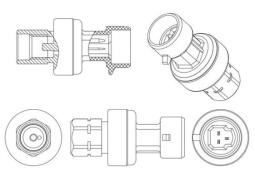 Pressure Switch, air conditioning MAHLE ASE4000P