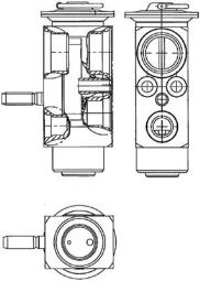 Expansion Valve, air conditioning MAHLE AVE114000P