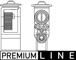 Expansion Valve, air conditioning MAHLE AVE55000P