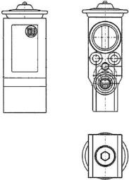 Expansion Valve, air conditioning MAHLE AVE61000P