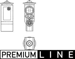 Expansion Valve, air conditioning MAHLE AVE61000P