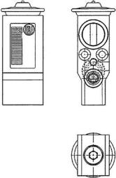 Expansion Valve, air conditioning MAHLE AVE62000P