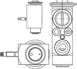 Expansion Valve, air conditioning MAHLE AVE66000P