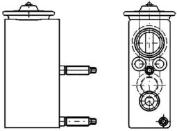 Expansion Valve, air conditioning MAHLE AVE67000P