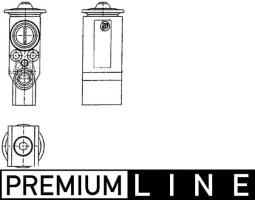 Expansion Valve, air conditioning MAHLE AVE6000S