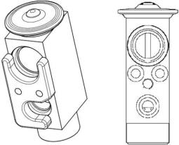 Expansion Valve, air conditioning MAHLE AVE72000P