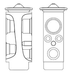 Expansion Valve, air conditioning MAHLE AVE8000S
