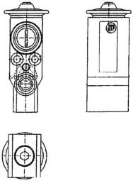 Expansion Valve, air conditioning MAHLE AVE90000P