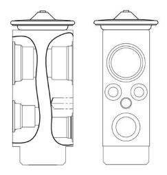 Expansion Valve, air conditioning MAHLE AVE9000S