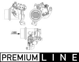 Cooler, exhaust gas recirculation MAHLE CE18000P