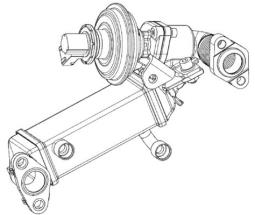 Cooler, exhaust gas recirculation MAHLE CE9000P