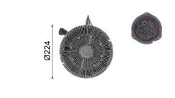 Clutch, radiator fan MAHLE CFC189000P