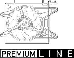 Fan, engine cooling MAHLE CFF139000P