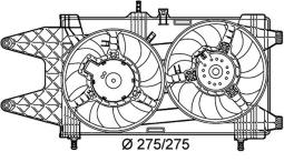 Fan, engine cooling MAHLE CFF140000P