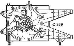 Fan, engine cooling MAHLE CFF156000P