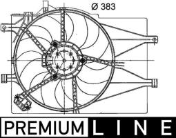 Fan, engine cooling MAHLE CFF201000P