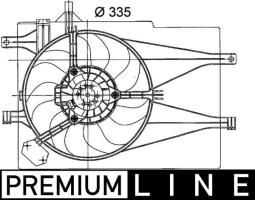 Fan, engine cooling MAHLE CFF204000P