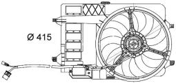 Fan, engine cooling MAHLE CFF29000S