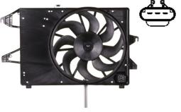 Fan, engine cooling MAHLE CFF325000S