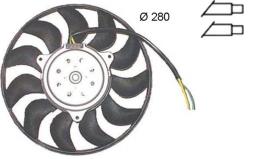 Fan, engine cooling MAHLE CFF372000S