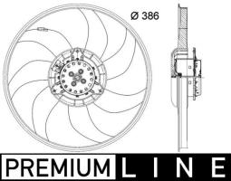 Fan, engine cooling MAHLE CFF399000P