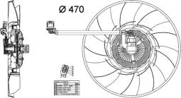 Fan, engine cooling MAHLE CFF456000P