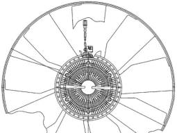 Fan, engine cooling MAHLE CFF488000P