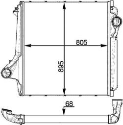 Charge Air Cooler Mahle CI374000P