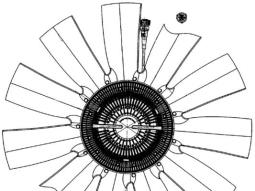 Fan, engine cooling MAHLE CFF503000P