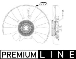 Fan, engine cooling MAHLE CFF513000P