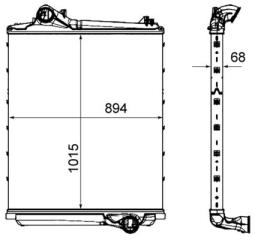 Charge Air Cooler Mahle CI452000P