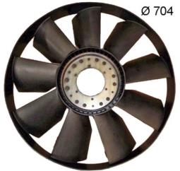 Fan Wheel, engine cooling MAHLE CFW4000P