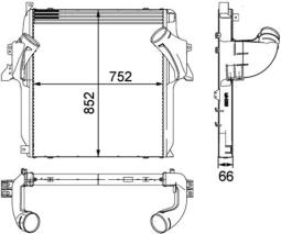 Charge Air Cooler MAHLE CI101000P