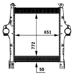 Charge Air Cooler MAHLE CI118000P