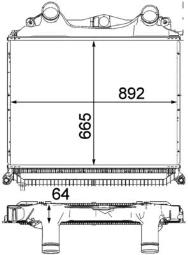 Charge Air Cooler MAHLE CI121000P