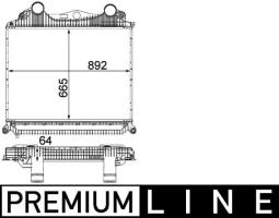 Charge Air Cooler MAHLE CI123000P