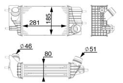 Charge Air Cooler MAHLE CI154000P