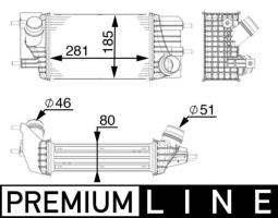 Charge Air Cooler MAHLE CI154000P