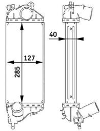 Charge Air Cooler MAHLE CI140000P