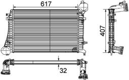 Charge Air Cooler MAHLE CI162000P